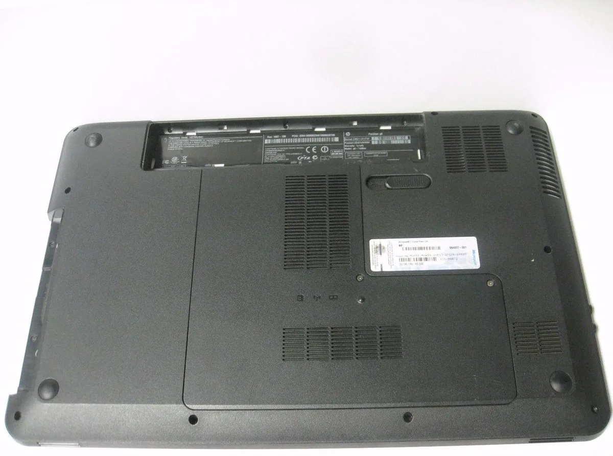 Original Bottom Cover For HP Pavilion G6-1000 Series - 33R15BATP00 - Black - Used Garde A 
